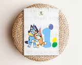 DTF Transfers|Ready To Press|T-shirt Transfers|Heat Transfer|Direct To Film|Bluey Birthday 1