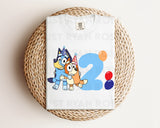 DTF Transfers|Ready To Press|T-shirt Transfers|Heat Transfer|Direct To Film|Bluey Birthday 2