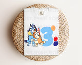 DTF Transfers|Ready To Press|T-shirt Transfers|Heat Transfer|Direct To Film|Bluey Birthday 3