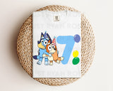 DTF Transfers|Ready To Press|T-shirt Transfers|Heat Transfer|Direct To Film|Bluey Birthday 7