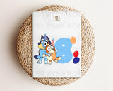 DTF Transfers|Ready To Press|T-shirt Transfers|Heat Transfer|Direct To Film|Bluey Birthday 8