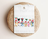 DTF Transfers|Ready To Press|T-shirt Transfers|Heat Transfer|Direct To Film|Bluey Crew Wearing Christmas Hats