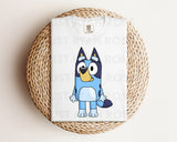DTF Transfers|Ready To Press|T-shirt Transfers|Heat Transfer|Direct To Film|Bluey Standing