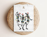 DTF Transfers|Ready To Press|T-shirt Transfers|Heat Transfer|Christmas Dancing Skellies