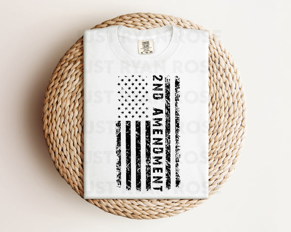 DTF Transfers|Ready To Press|T-shirt Transfers|Heat Transfer|Direct To Film|2nd Amendment Flag