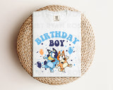 DTF Transfers|Ready To Press|T-shirt Transfers|Heat Transfer|Direct To Film|Birthday Boy Bluey