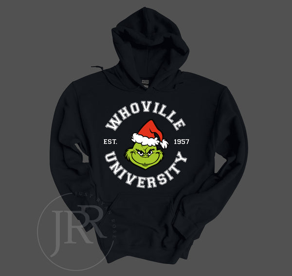 Whoville University :: Hooded Sweatshirt