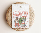 DTF Transfers|Ready To Press|T-shirt Transfers|Heat Transfer|Direct To Film|Bluey and Bingo Grinch Its The Most Wonderful Time Of The Year