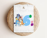 DTF Transfers|Ready To Press|T-shirt Transfers|Heat Transfer|Direct To Film|Bluey Birthday 6