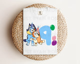 DTF Transfers|Ready To Press|T-shirt Transfers|Heat Transfer|Direct To Film|Bluey Birthday 9