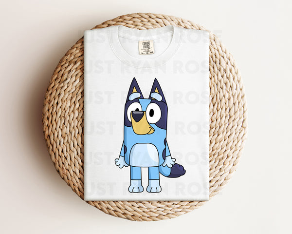 DTF Transfers|Ready To Press|T-shirt Transfers|Heat Transfer|Direct To Film|Bluey Standing