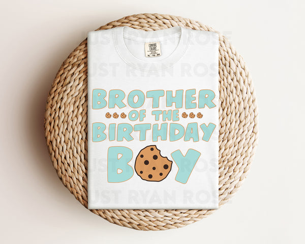 DTF Transfers|Ready To Press|T-shirt Transfers|Heat Transfer|Direct To Film|Brother Of The Birthday Boy Cookie Theme