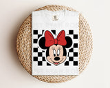 DTF Transfers|Ready To Press|T-shirt Transfers|Heat Transfer|Checkered Minnie
