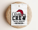 DTF Transfers|Ready To Press|T-shirt Transfers|Heat Transfer|Christmas Crew Making Memories Together