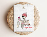 DTF Transfers|Ready To Press|T-shirt Transfers|Heat Transfer|Coffee Is My Valentine