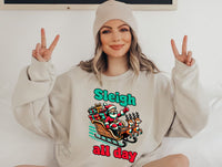 Sleigh All Day :: Crewneck Sweatshirt