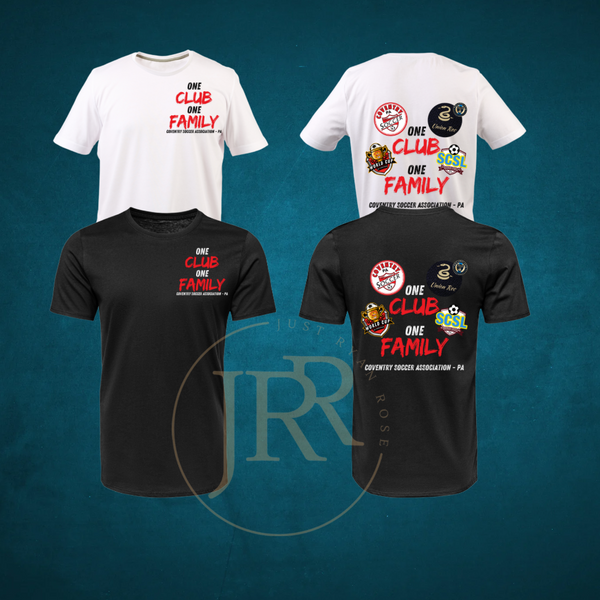 One Club One Family :: Coventry Soccer Association :: T-Shirt