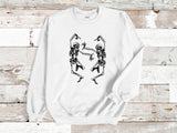 Dancing Skeletons :: Crewneck Sweatshirt