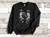 Dancing Skeletons :: Crewneck Sweatshirt