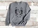 Dancing Skeletons :: Crewneck Sweatshirt