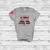 My Rights Don't End :: T-Shirt