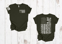 2nd Amendment Distressed Flag :: T-Shirt