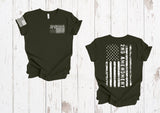 2nd Amendment Distressed Flag :: T-Shirt