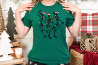 Christmas Dancing Skeletons :: T-Shirt